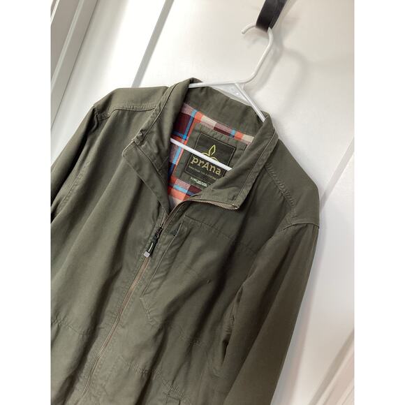 Prana Men's Full-Zip Rawkus Jacket Utility Workwear Outdoor Olive Green Size XL - Picture 2 of 13